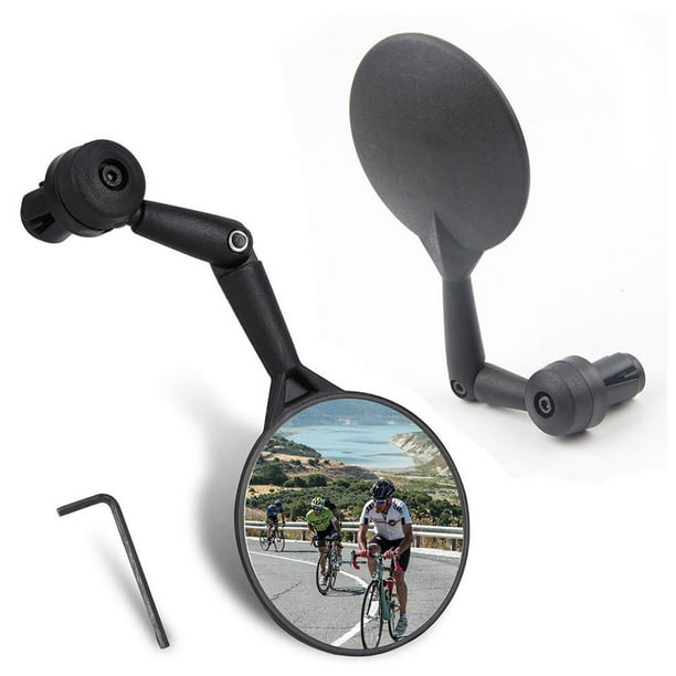 360° Rotatable Bicycle Bike Cycling Handlebar Rear View Rearview Mirror